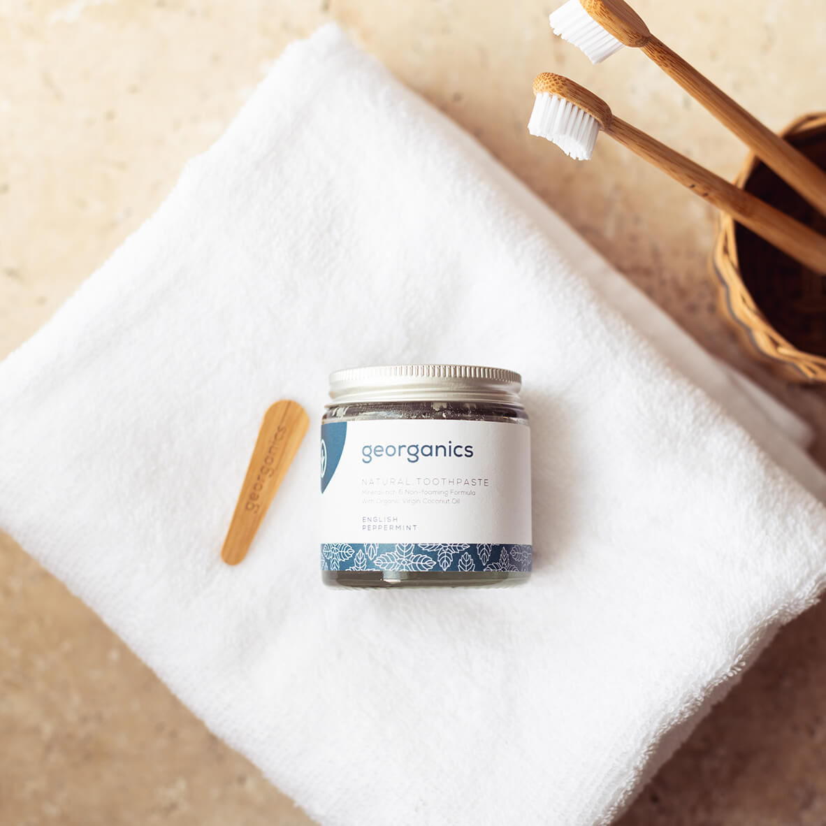 English Peppermint Natural Toothpaste (120ml) - Life Before Plastik